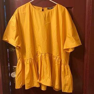 Shein Mustard Yellow Top